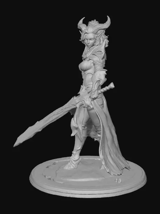 3D model for Nightshade Enchantress