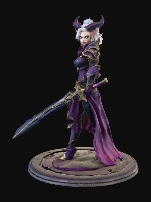 3D model for Nightshade Enchantress