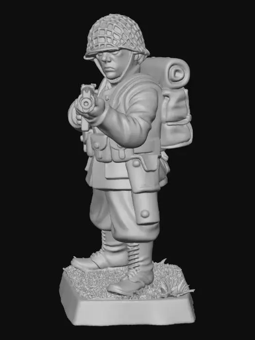 3D model for Toy Soldier in the Forest
