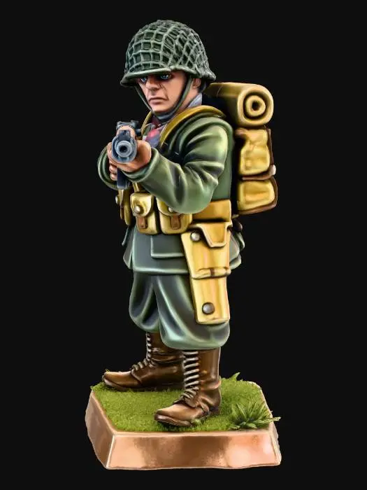 3D model for Toy Soldier in the Forest