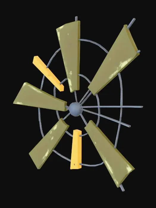 3D model for HELLO NEIGHBOR windmill