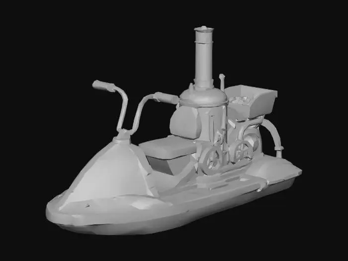 3D model for Steam Scooter
