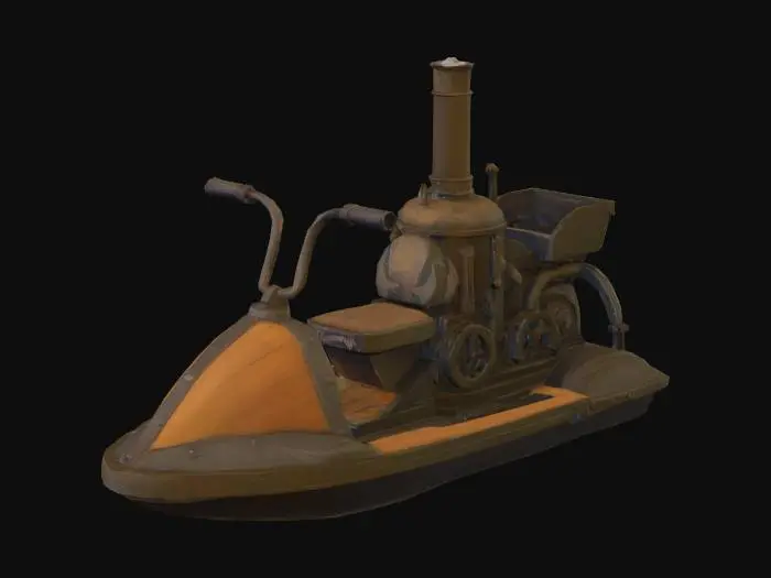 3D model for Steam Scooter