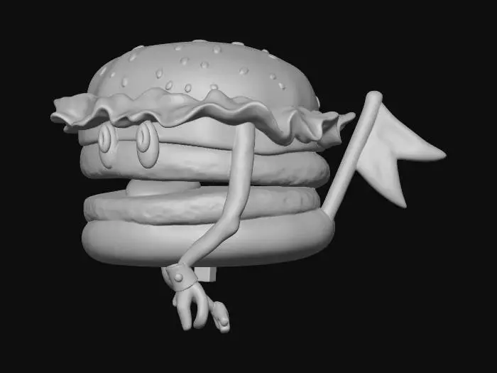 3D model for Grumpy Burger