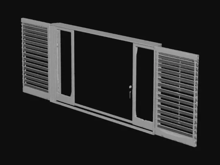 3D model for Sliding Shutters Design
