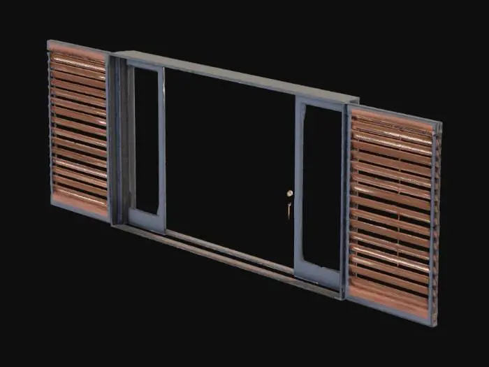 3D model for Sliding Shutters Design