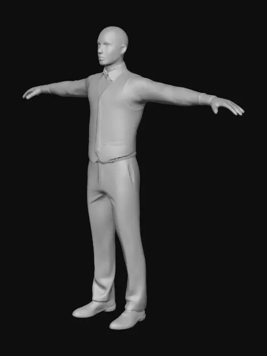 3D model for Business Form Stance