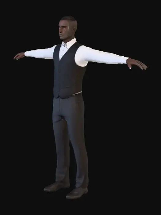 3D model for Business Form Stance