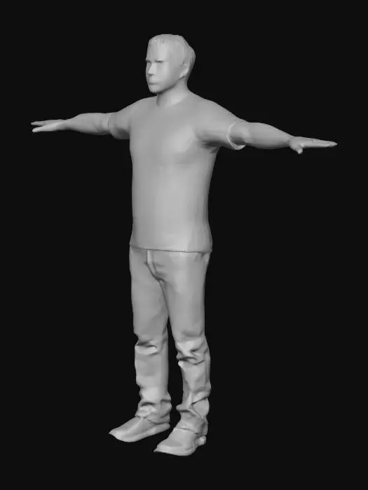 3D model for T-Pose Number Ten