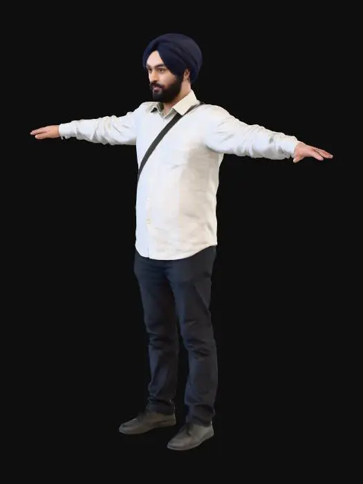 3D model for Man with Outstretched Arms
