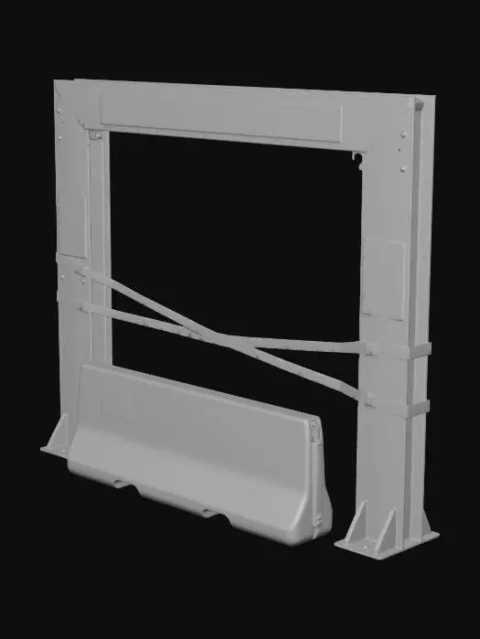 3D model for Checkpoint Barrier