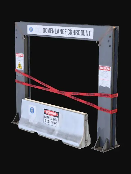 3D model for Checkpoint Barrier