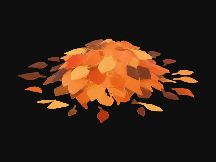 3D model for Autumn Leaf Pile