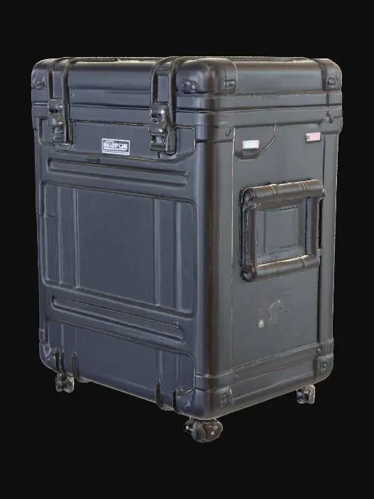 3D model for Closed military weapons case