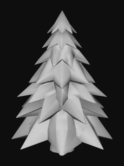 3D model for Geometric Evergreen