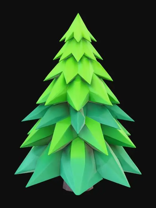 3D model for Geometric Evergreen