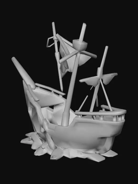 3D model for Shipwrecked Dreams