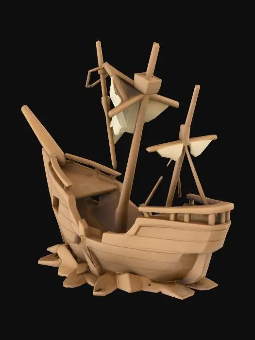3D model for Shipwrecked Dreams