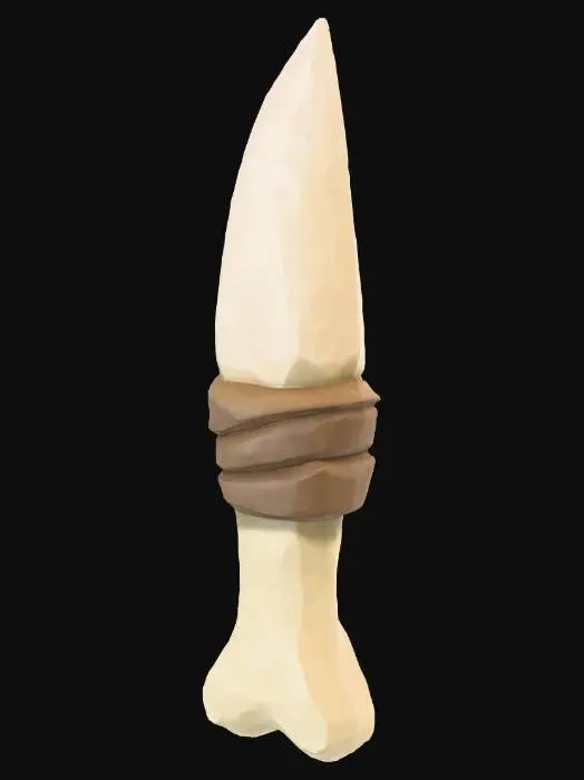 3D model for Stone Age Dagger