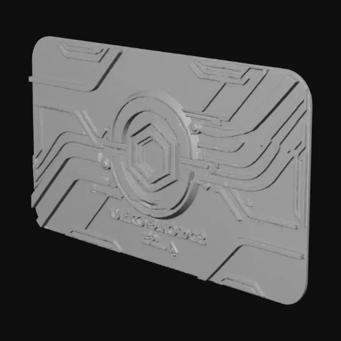 3D model for Quantum Keycard