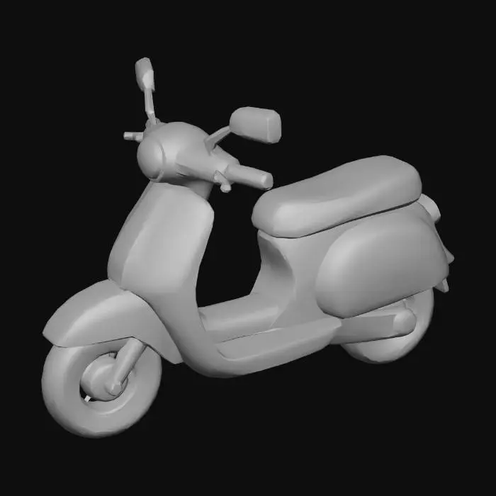 3D model for Blue Scooter Ride