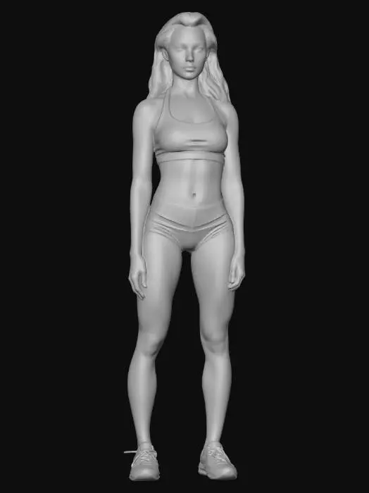 3D model for girls