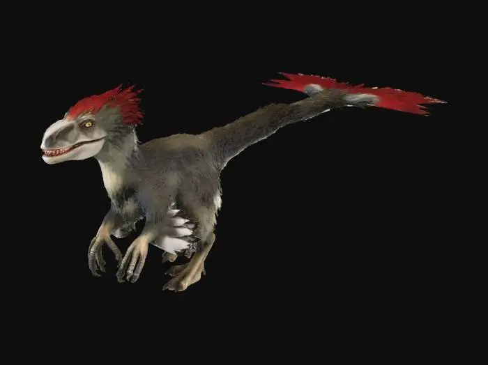 3D model for Velociraptor Render