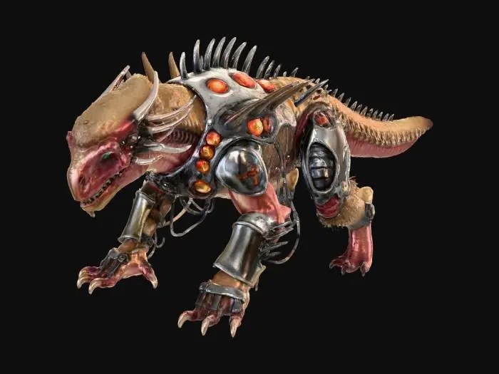 3D model for Cyber Dino Beast