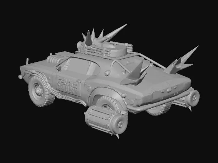 3D model for Rusty Road Warrior