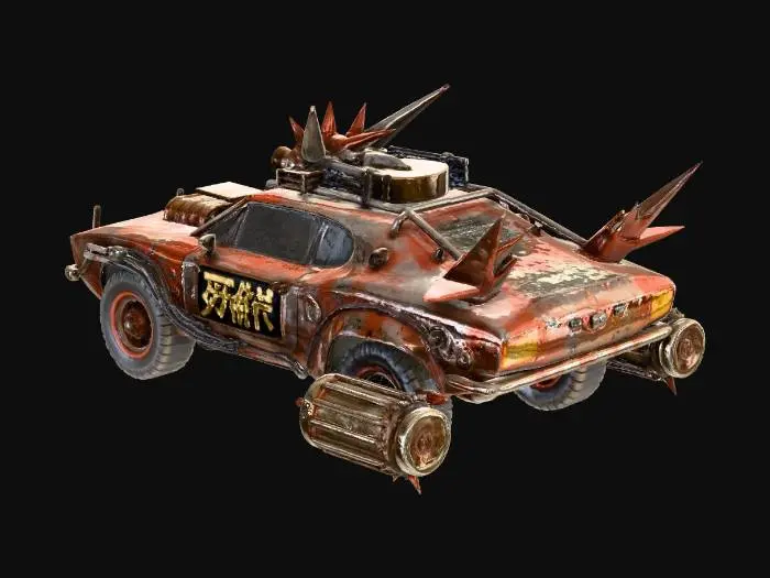 3D model for Rusty Road Warrior