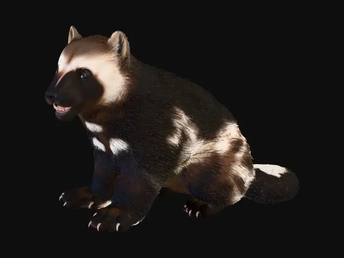 3D model for wolverine_kawaiku
