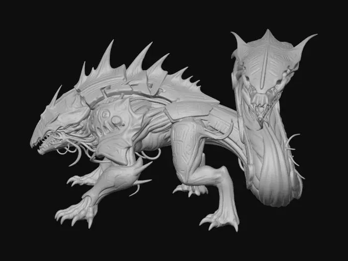 3D model for Cryptic Hydra Beast