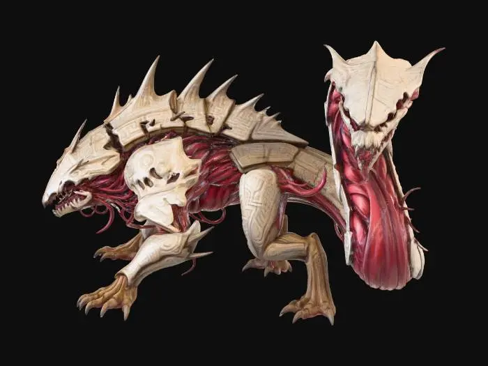 3D model for Cryptic Hydra Beast