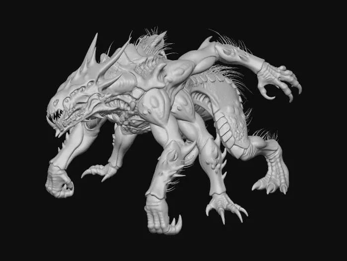 3D model for Bonebound Drake