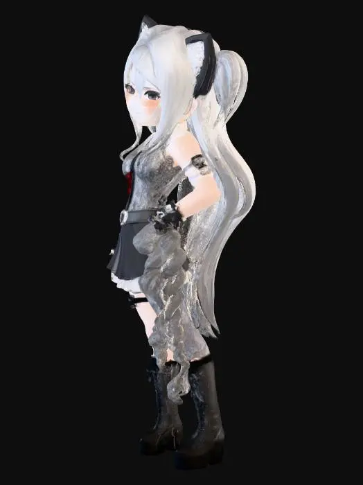 3D model for Cat Punk Style