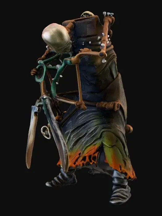 3D model for Clockwork Scythekeeper