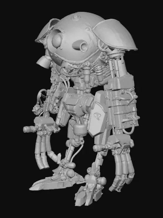 3D model for Steampunk Automaton Design