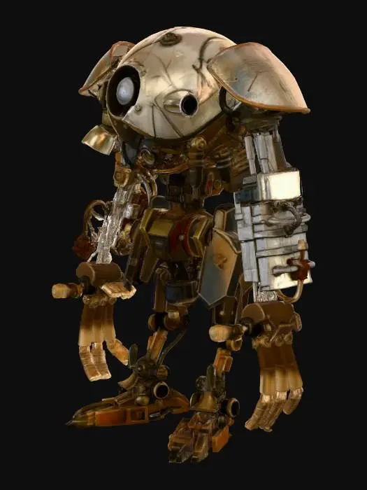3D model for Steampunk Automaton Design