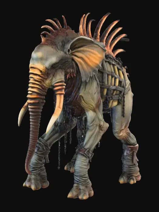 3D model for Behemoth Beast