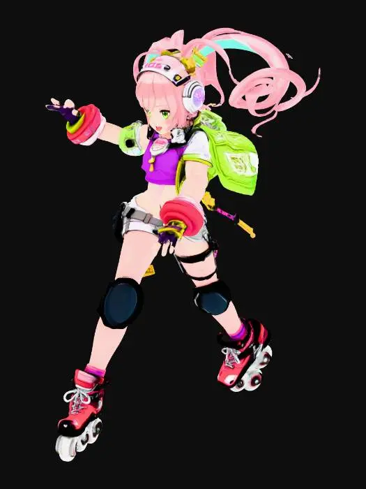 3D model for Roller Girl Delight