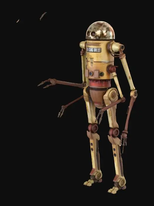 3D model for Rustic Mech Sentinel