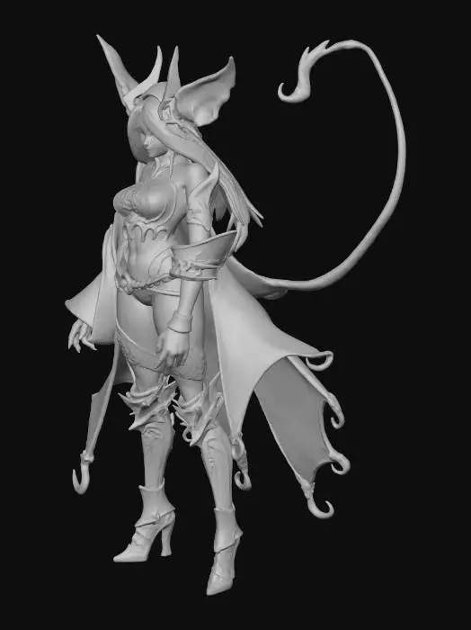 3D model for Dark Sorceress