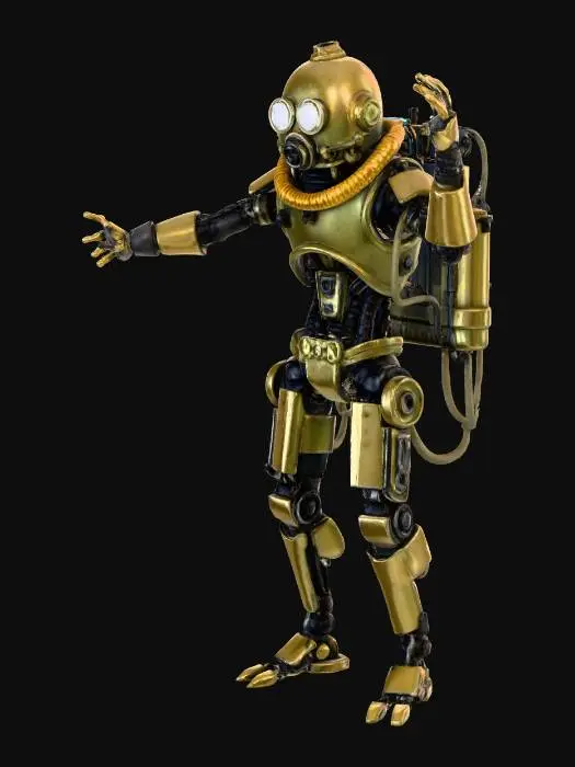 3D model for Rainy Streets Robot