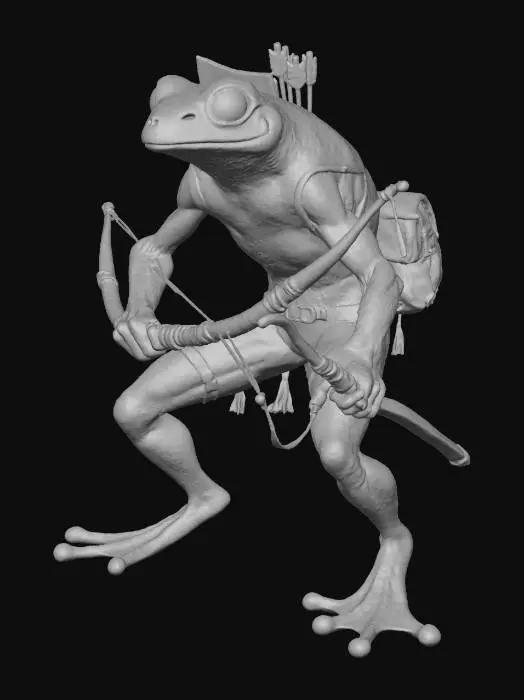 3D model for Frog_Hero01