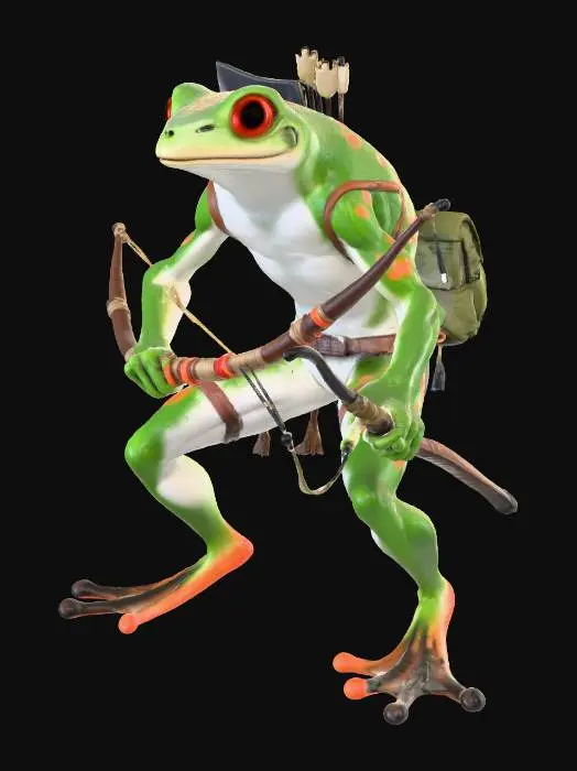 3D model for Frog_Hero01