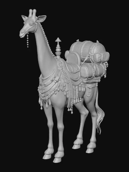 3D model for Caravan Giraffe