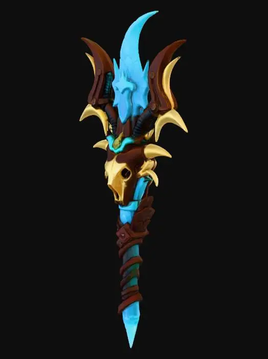 3D model for Neon Blade of the Skull Mage