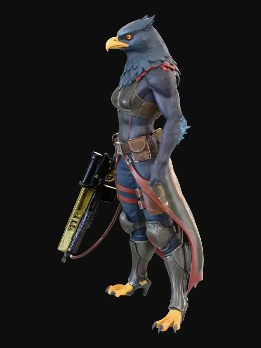 3D model for Eagle Warrior