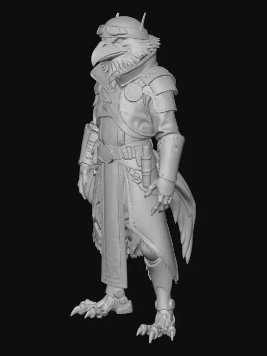 3D model for Eagle-Tech Warrior