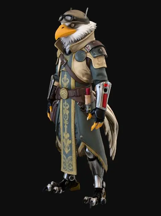 3D model for Eagle-Tech Warrior